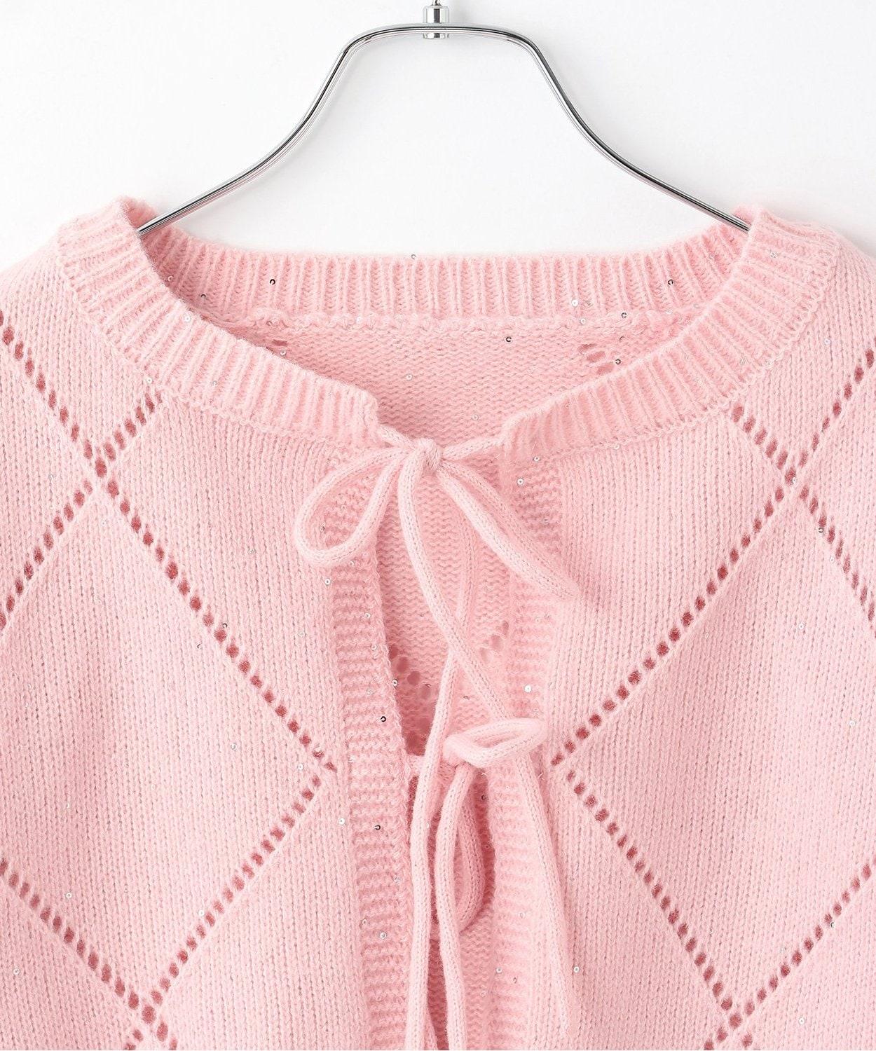 2WAY亮片針織開衫【韓國時尚】