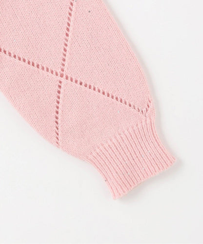 2WAY亮片針織開衫【韓國時尚】