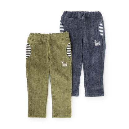 恐龍刺繡長款錐形褲