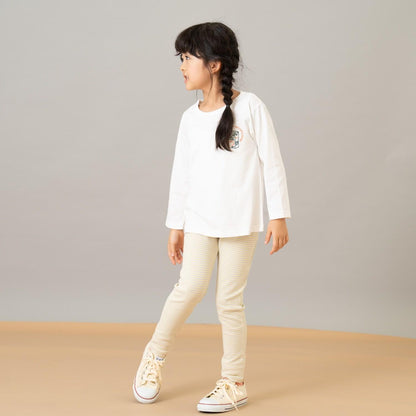 【365D.】防汙羅紋條紋打底褲