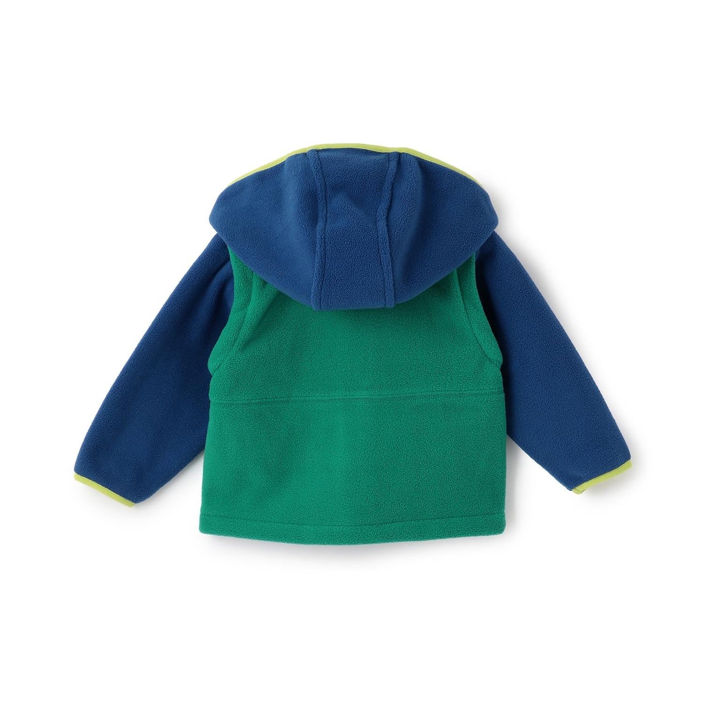 恐龍拼接三用抓絨連帽衫