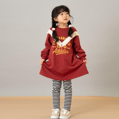 【365D.】防汙羅紋條紋打底褲