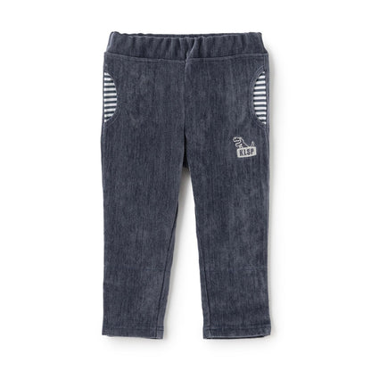 恐龍刺繡長款錐形褲