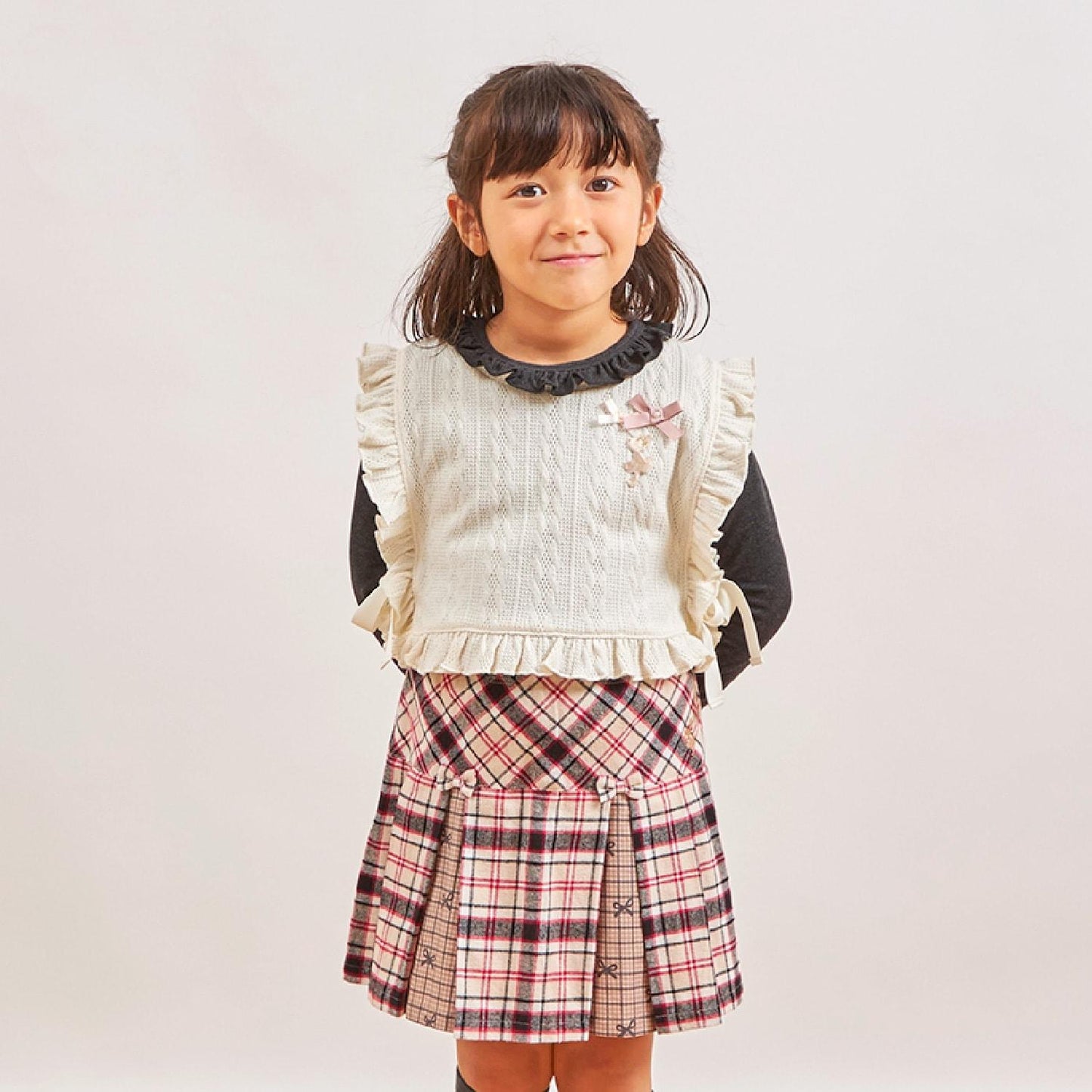 麻花紋提花背心