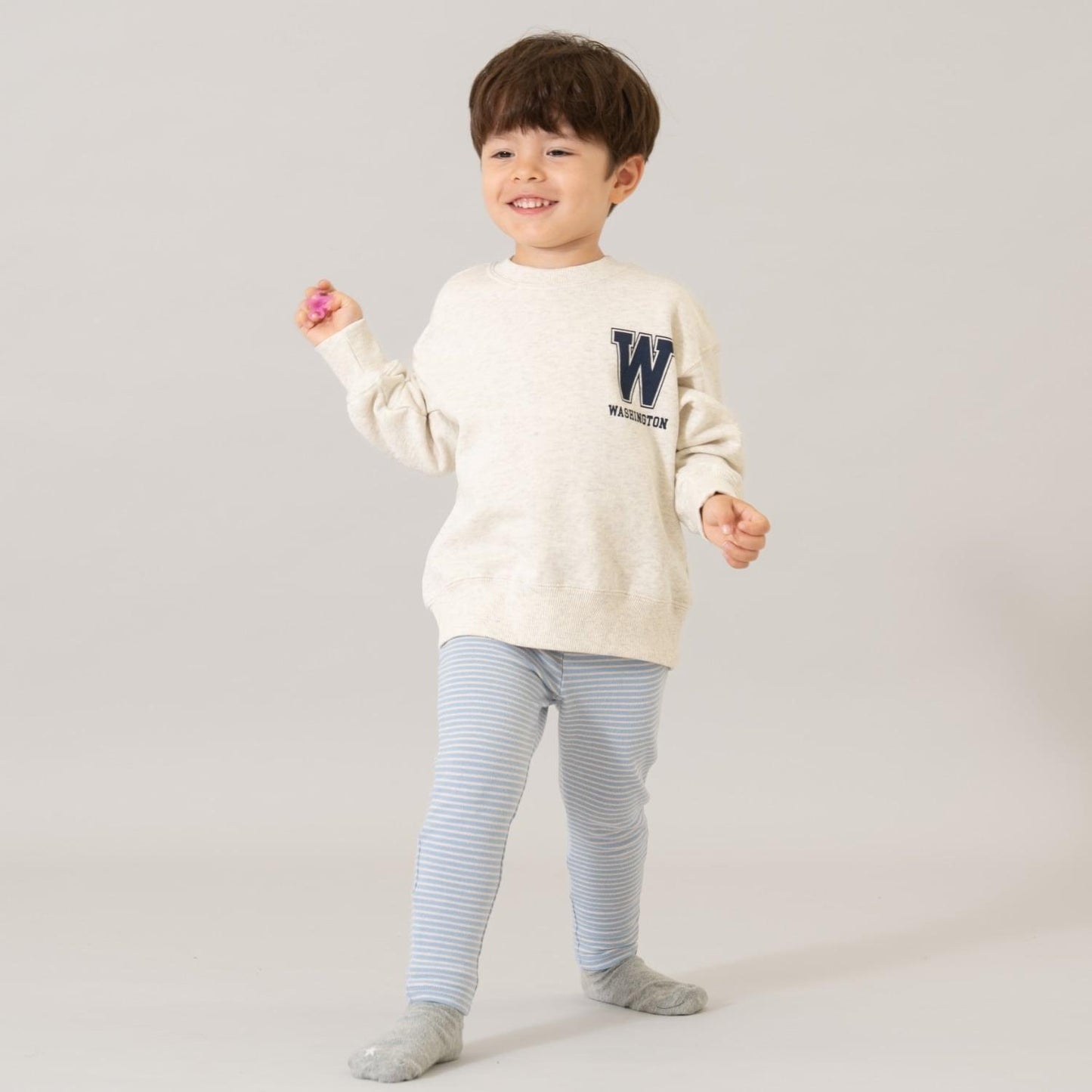 【365D.】防汙羅紋條紋打底褲