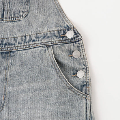 【GOODPRICE】【基礎款】牛仔揹帶褲