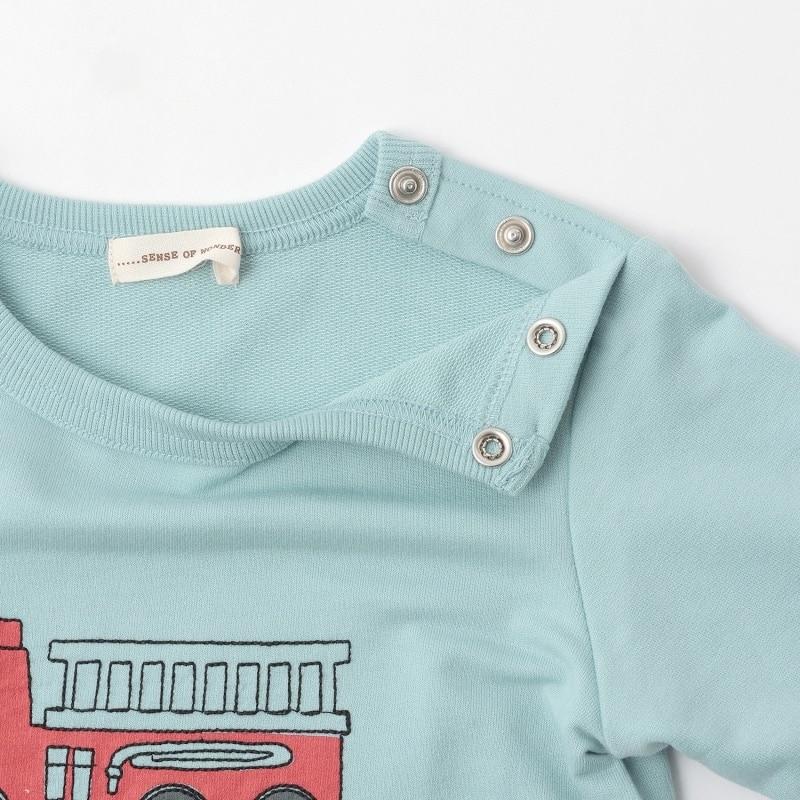 交通工具印花衛衣