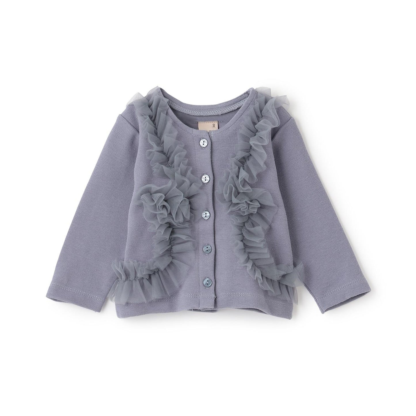 【リンク】網紗荷葉邊開衫