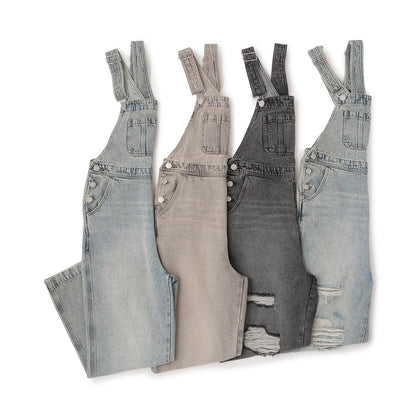 【GOODPRICE】【基礎款】牛仔揹帶褲