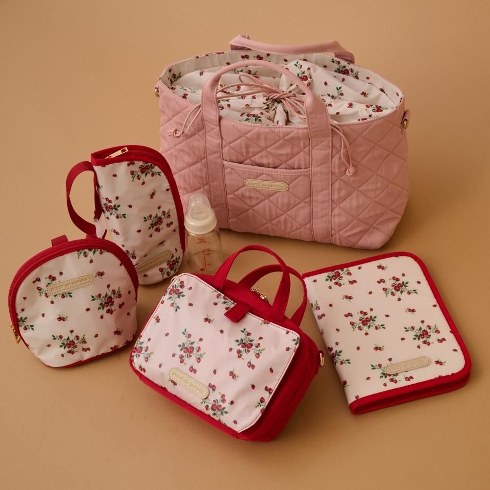 野草莓尿布收納包