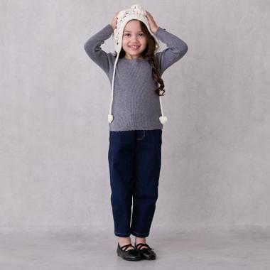 愛心口袋桶形褲