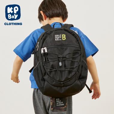 前置彈力繩雙肩包