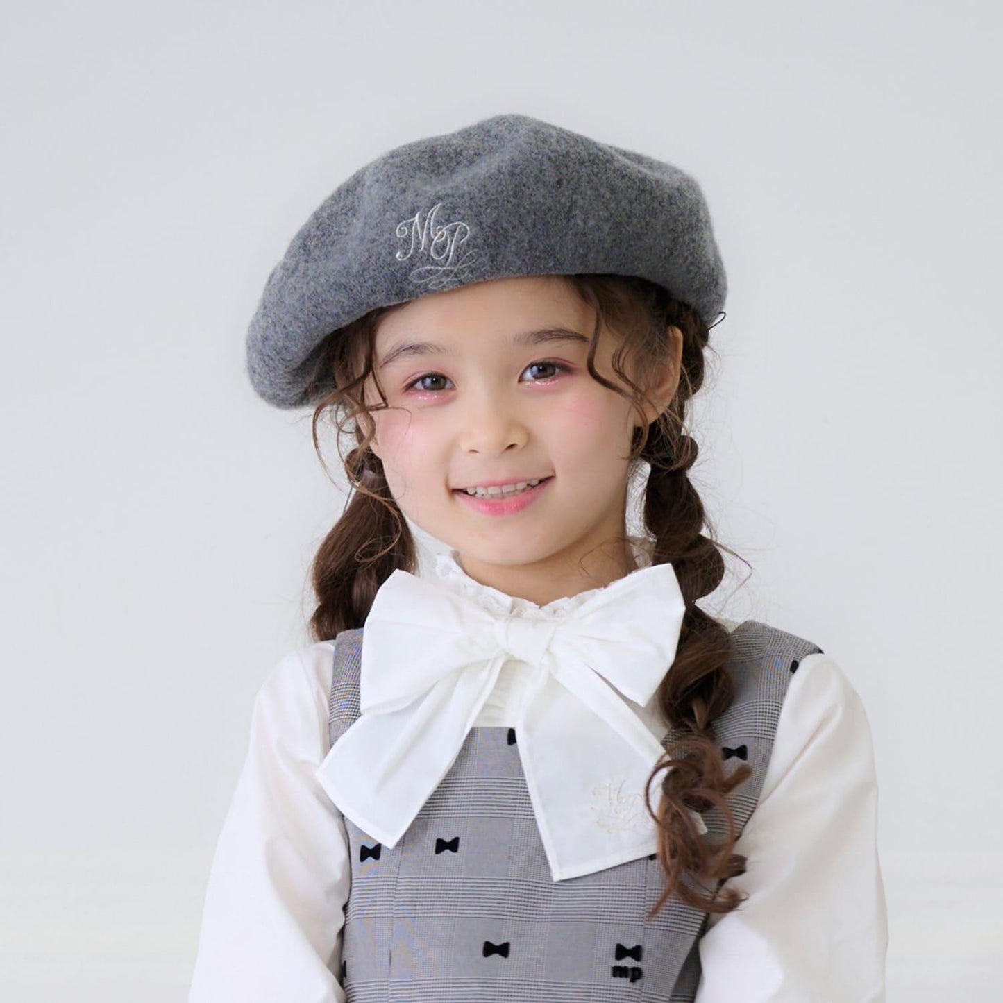 單點logo刺繡巴斯克貝雷帽