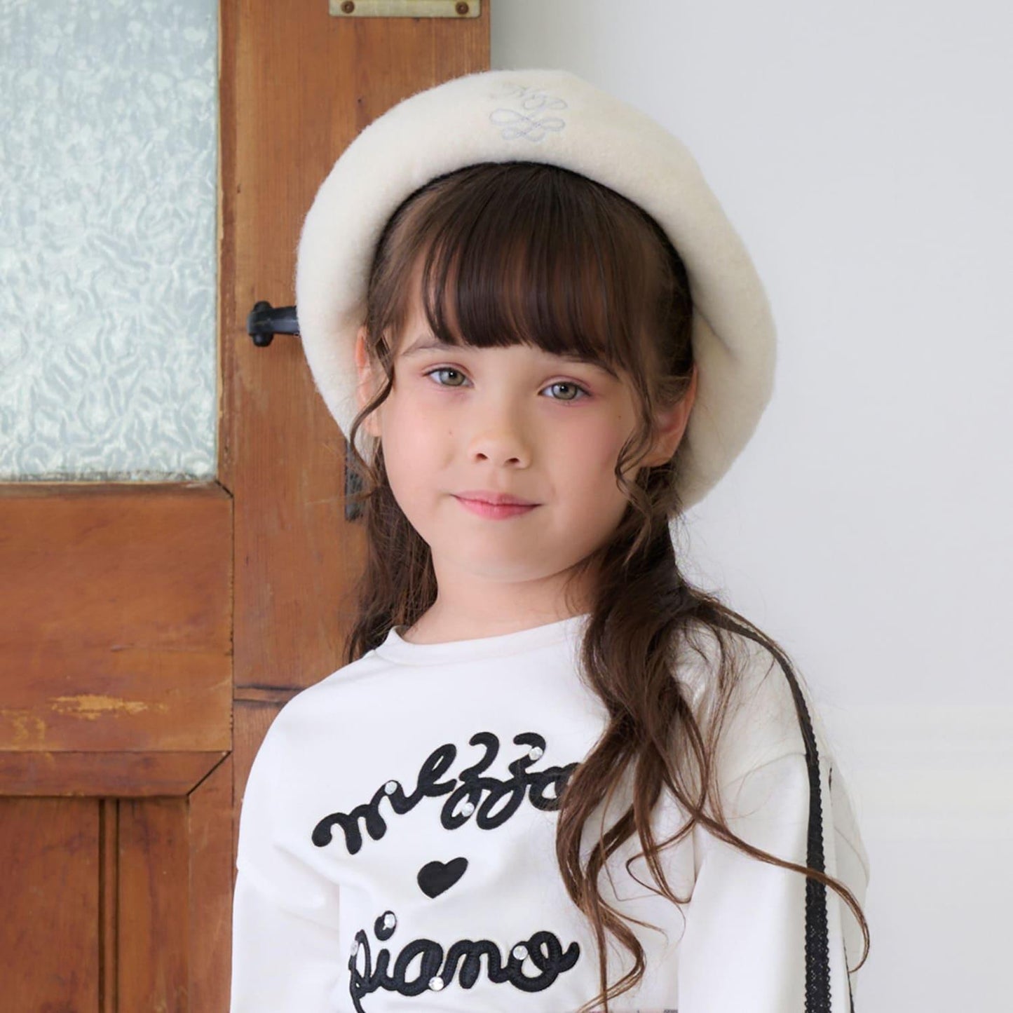 單點logo刺繡巴斯克貝雷帽