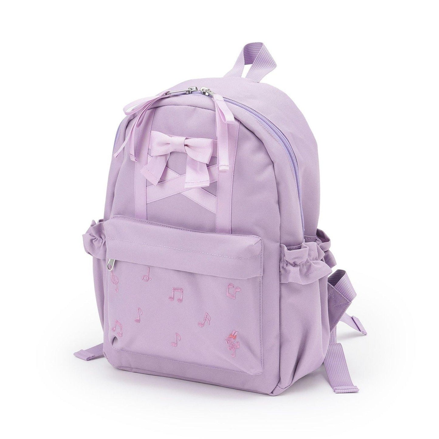 mimi醬蝴蝶結蕾絲繫帶雙肩包