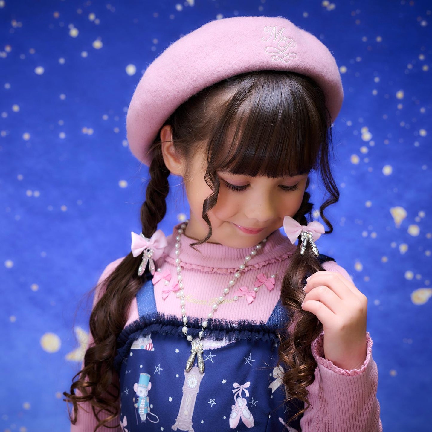 單點logo刺繡巴斯克貝雷帽