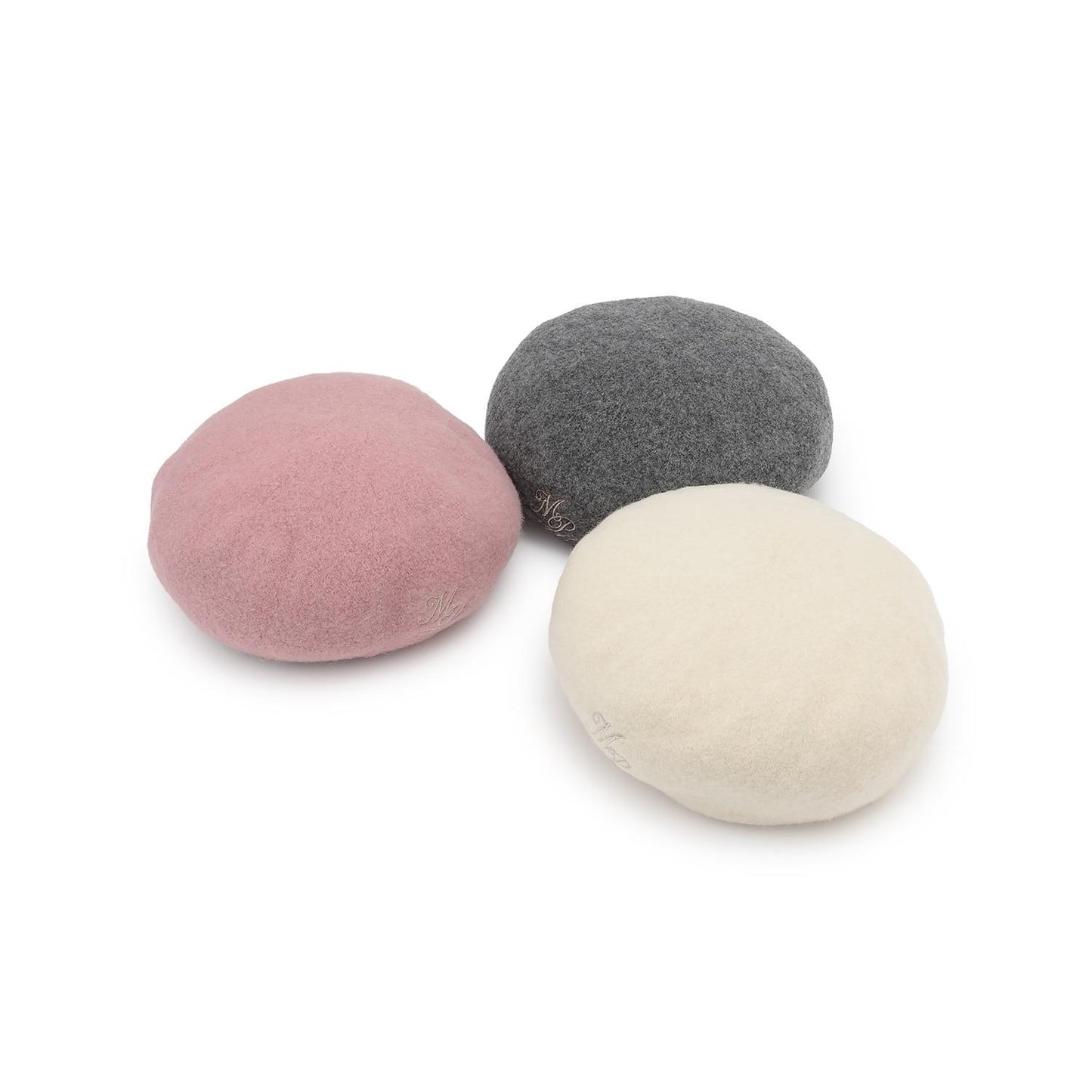 單點logo刺繡巴斯克貝雷帽