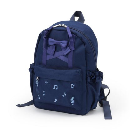 mimi醬蝴蝶結蕾絲繫帶雙肩包