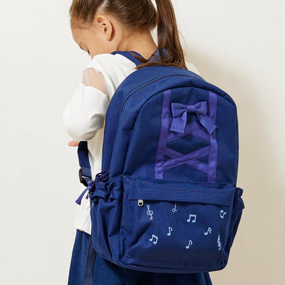 mimi醬蝴蝶結蕾絲繫帶雙肩包