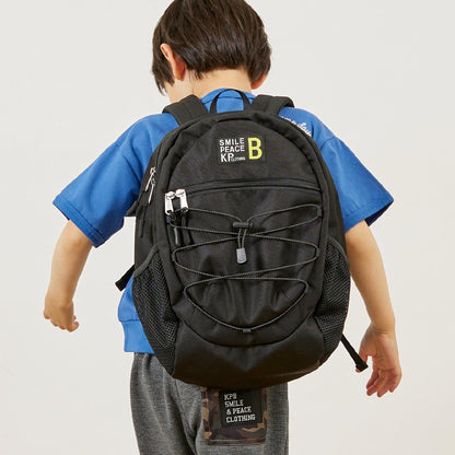 前置彈力繩雙肩包