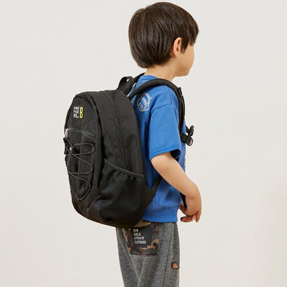 前置彈力繩雙肩包