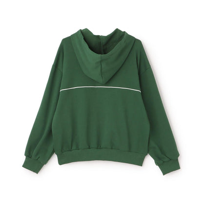 撞色拼接連帽衛衣
