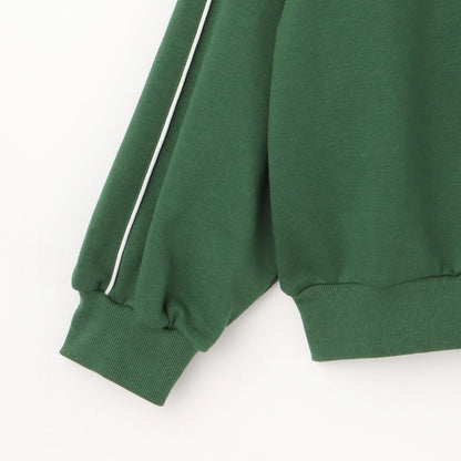 撞色拼接連帽衛衣