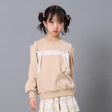 肩部開叉套頭衫