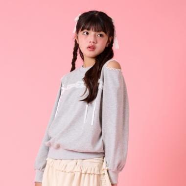 肩部開叉套頭衫