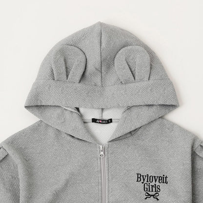 熊耳朵連帽衛衣