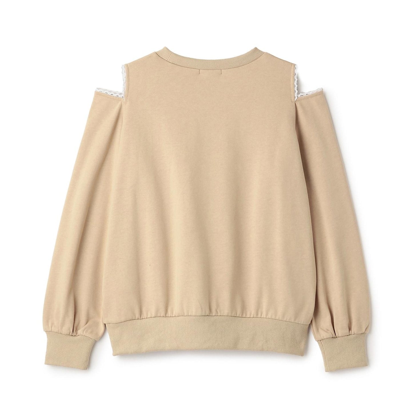 肩部開叉套頭衫