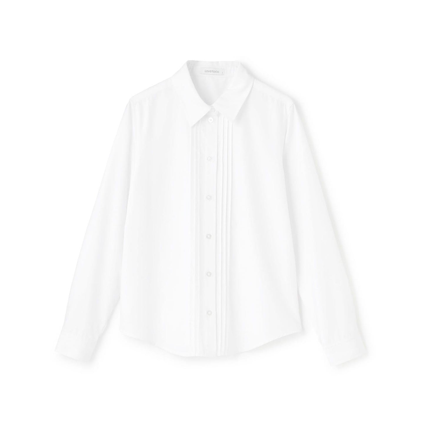 【畢業服・典禮】【易護理】褶皺襯衫