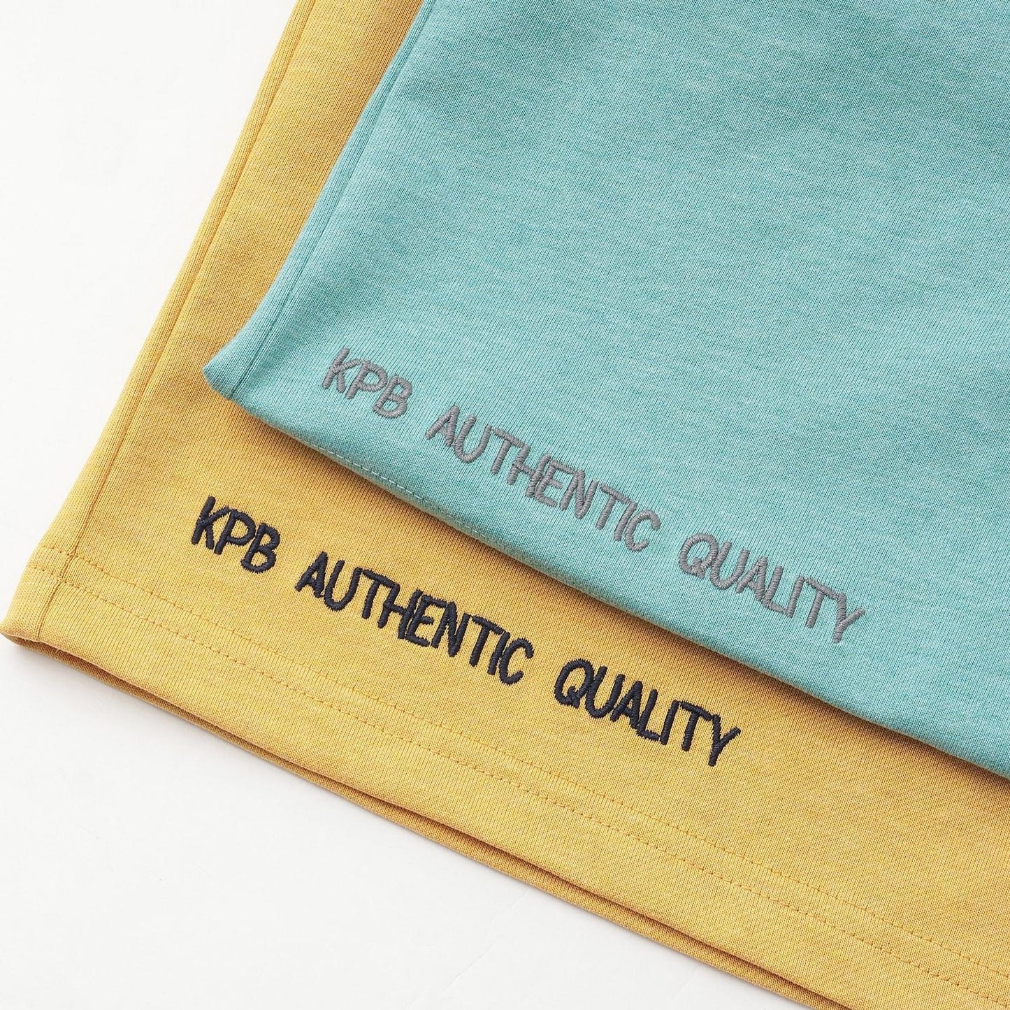 彩色標誌刺繡長袖T恤