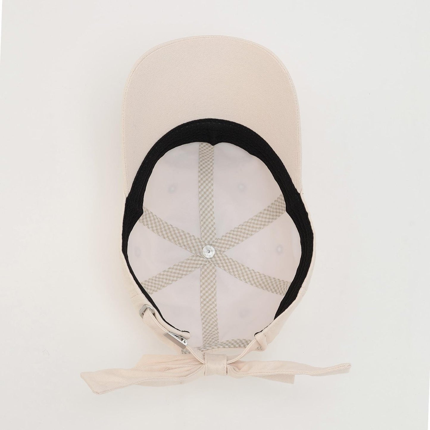 【防紫外線・遮熱・涼感】後繫帶蝴蝶結帽