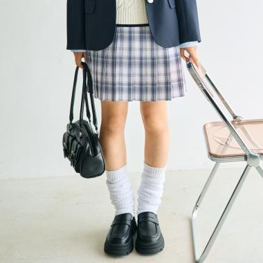 【畢業服・典禮】格紋百褶裙褲