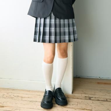 【畢業服・典禮】格紋百褶裙褲