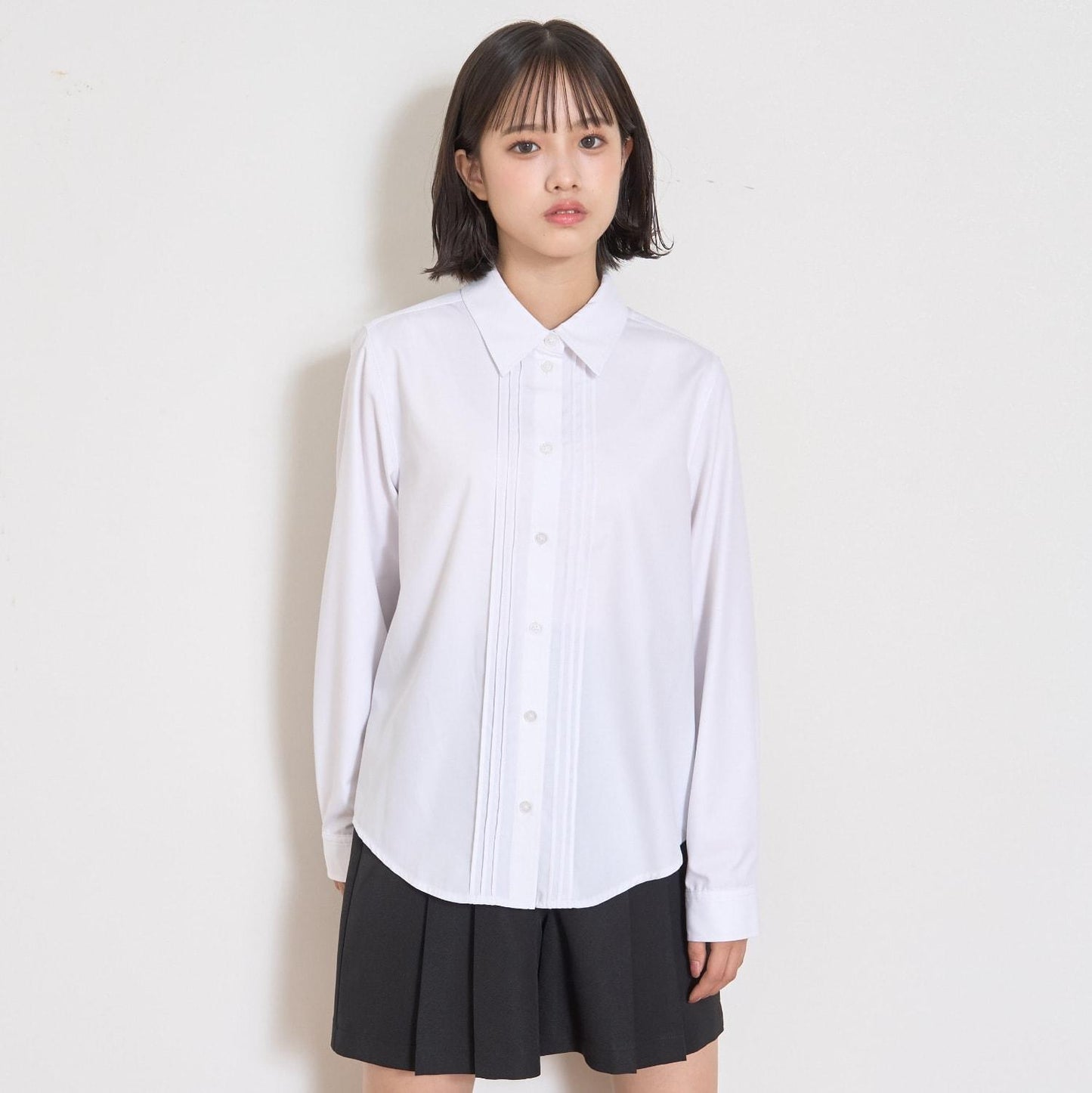 【畢業服・典禮】【易護理】褶皺襯衫