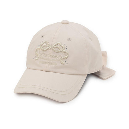 【防紫外線・遮熱・涼感】後繫帶蝴蝶結帽