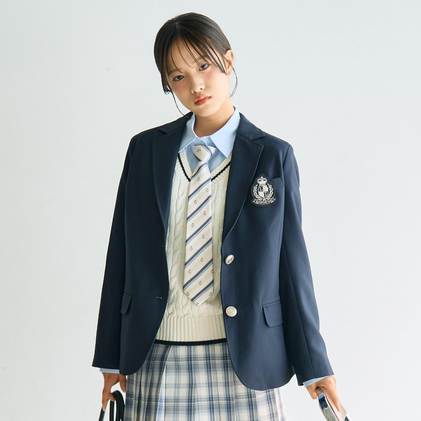 【畢業服・典禮】帶徽章西裝外套