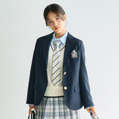 【畢業服・典禮】帶徽章西裝外套