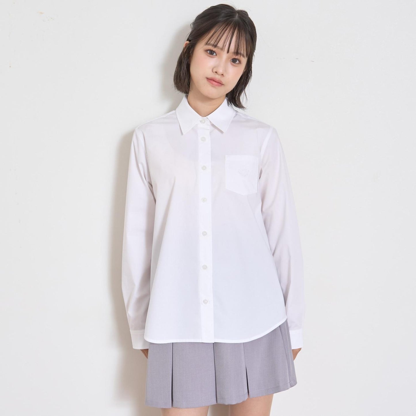 【畢業服・典禮】【易護理】褶皺襯衫