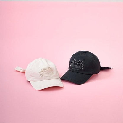 【防紫外線・遮熱・涼感】後繫帶蝴蝶結帽