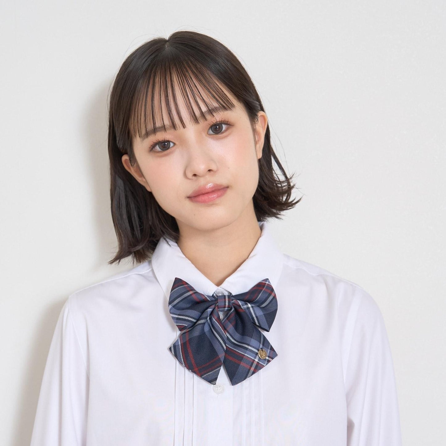 【畢業服・典禮】格紋蝴蝶結領帶