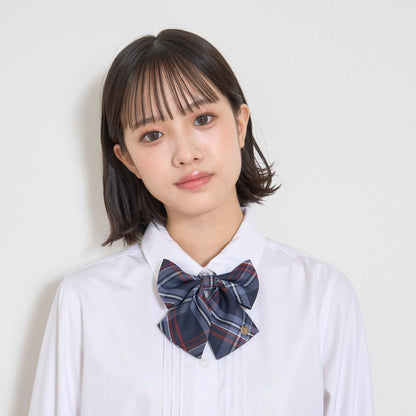 【畢業服・典禮】格紋蝴蝶結領帶