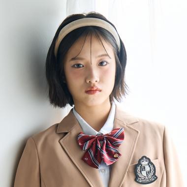 【畢業服・典禮】斜紋條紋蝴蝶結領帶