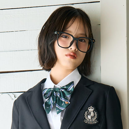 【畢業服・典禮】斜紋條紋蝴蝶結領帶