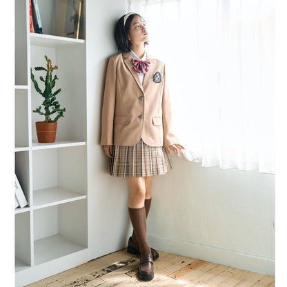 【畢業服・典禮】格紋百褶裙褲