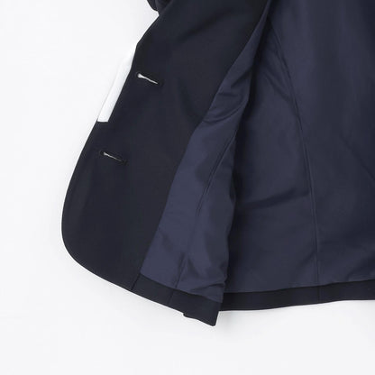 【畢業服・典禮】帶徽章條紋西裝外套