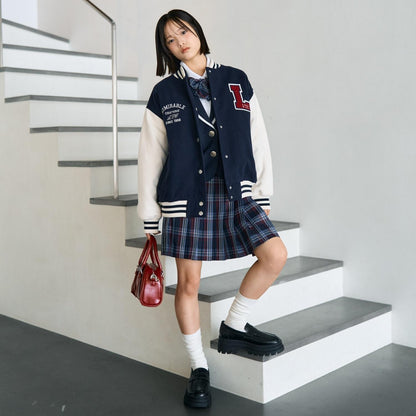 【畢業服・典禮】格紋百褶裙褲