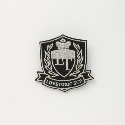 【畢業服・典禮】帶徽章條紋西裝外套